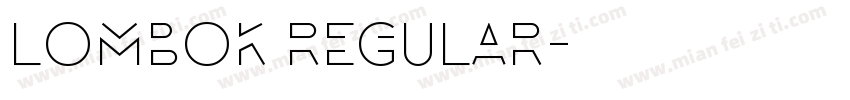 lombok regular字体转换